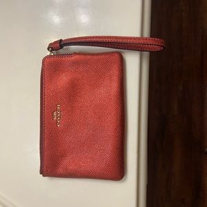 Coach card/coin case